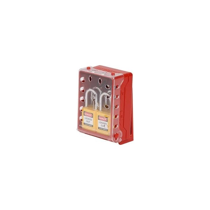 Kompaktowa kłódka Lockout-Tagout BRADY, ze aluminiowym kabłąkiem 50mm, żółta