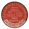 Etykiety inspekcyjne: Następny przegląd (w 3 językach), TYP-5, okrągłe Ø 20mm, na lata 24-29 - 35szt.