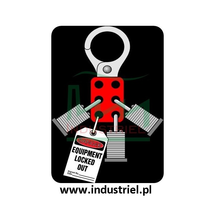 Klamra, szekla stalowa lockout, Masterlock 420