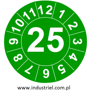 Etykiety inspekcyjne Industriel EI1-20-25
