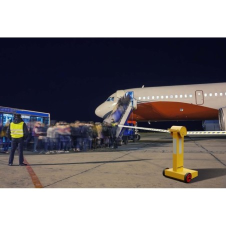 Wózek AGP - Airport Passenger Guidance 2 x 23m zewnętrznej taśmy antystatycznej