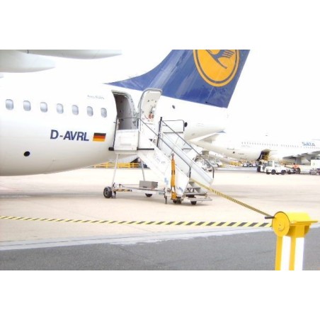 Wózek AGP - Airport Passenger Guidance 2 x 23m zewnętrznej taśmy antystatycznej