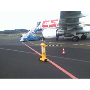 Wózek AGP - Airport Passenger Guidance 2 x 23m zewnętrznej taśmy antystatycznej