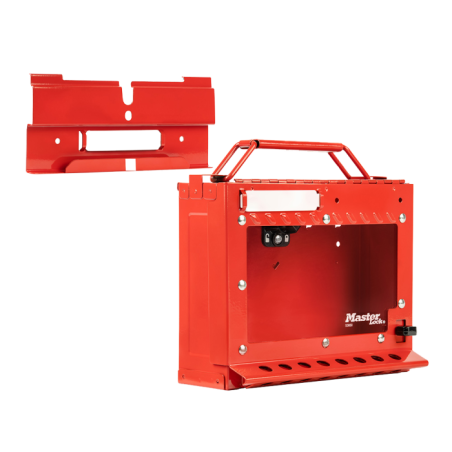 Skrzynka blokowania grupowego Lock-Box Masterlock, naścianę i przenośna