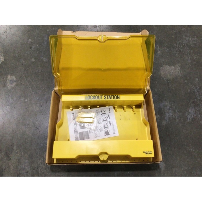 Masterlock S1850 - Stacja LOTO, zamykana tablica Lockout/Tagout,  na sprzęt LOTO (pusta stacja)