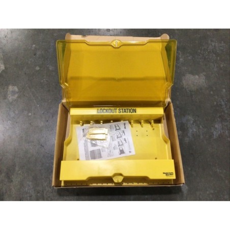 Masterlock S1850 - Stacja LOTO, zamykana tablica Lockout/Tagout,  na sprzęt LOTO (pusta stacja)