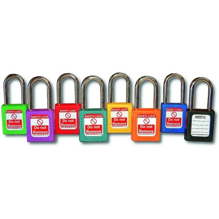 Kłódka Lockout Masterlock 410 ze stalowym kabłąkiem 38mm