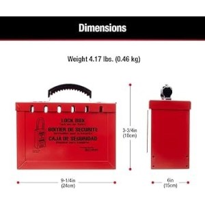 Przenośna skrzynka blokowania grupowego Lock-Box Masterlock