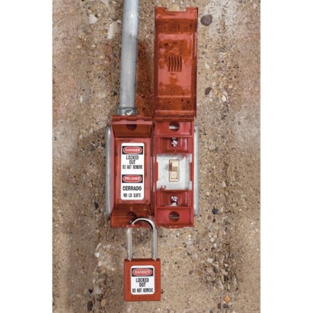 Kłódka Lockout Masterlock 410LT ze stalowym kabłąkiem 76mm