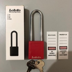 Kłódka Lockout Masterlock 410LT ze stalowym kabłąkiem 76mm