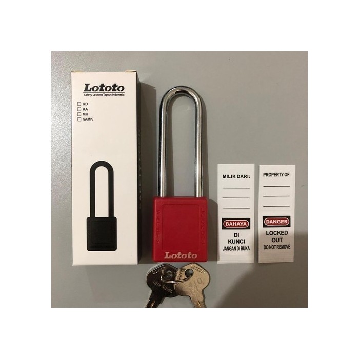 Kłódka Lockout Masterlock 410LT ze stalowym kabłąkiem 76mm