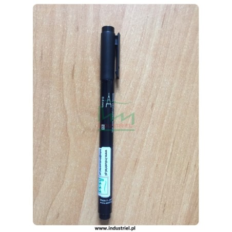 Pisak do etykiet, czarny marker permanentny 0,6mm