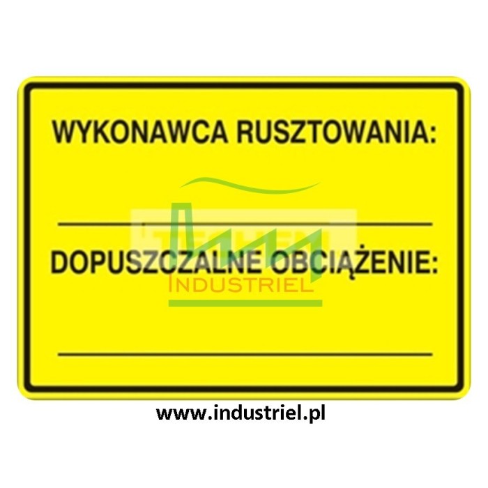 INSTRUKCJA BHP przy montażu i demontażu rusztowań budowlanych