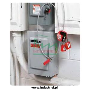 Regulowana blokada linkowa Lockout/Tagout z linką stalową 1,8m Masterlock S806