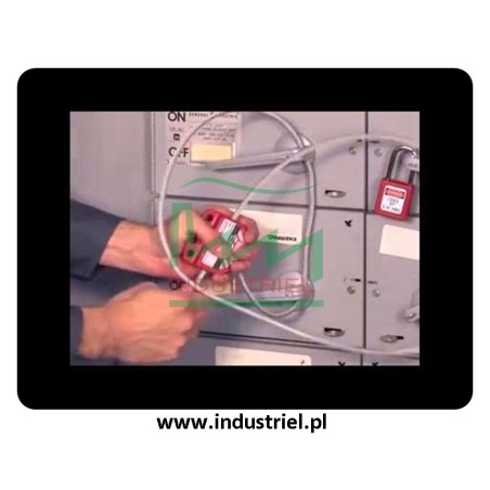 Regulowana blokada linkowa Lockout/Tagout z linką stalową 1,8m Masterlock S806