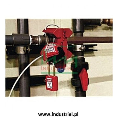 Regulowana blokada linkowa Lockout/Tagout z linką stalową 1,8m Masterlock S806
