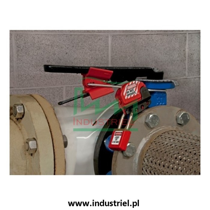 Regulowana blokada linkowa Lockout/Tagout z linką stalową 1,8m Masterlock S806