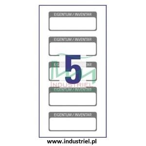 Naklejki samolaminujące Avery 6901  50x20mm, 50szt