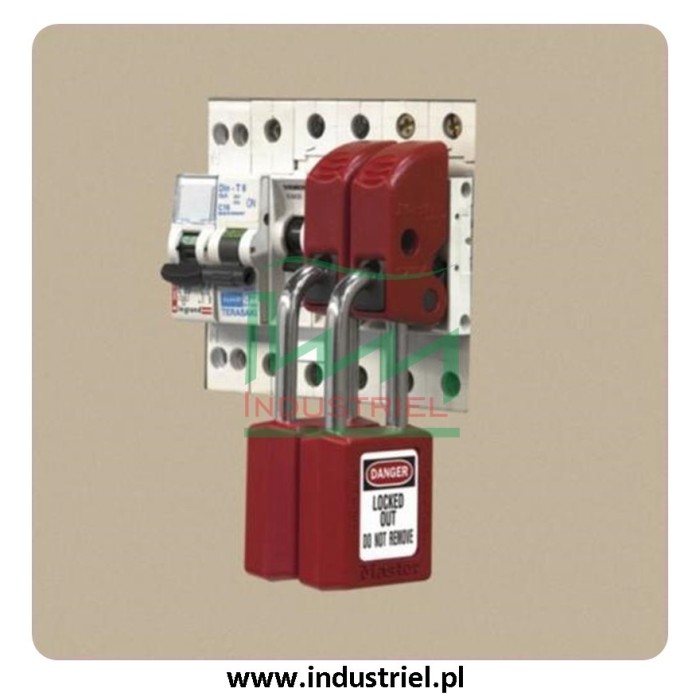 Masterlock S2394 - Uniwersalna blokada Lockout na miniaturowe wyłączniki prądu eSy