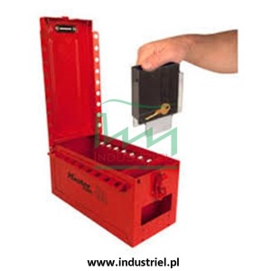 Skrzynka blokowania grupowego Lock-box Masterlock, z okienkiem