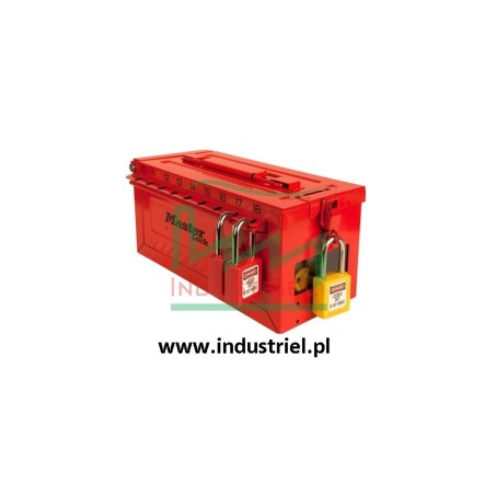 Skrzynka blokowania grupowego Lock-box Masterlock, z okienkiem