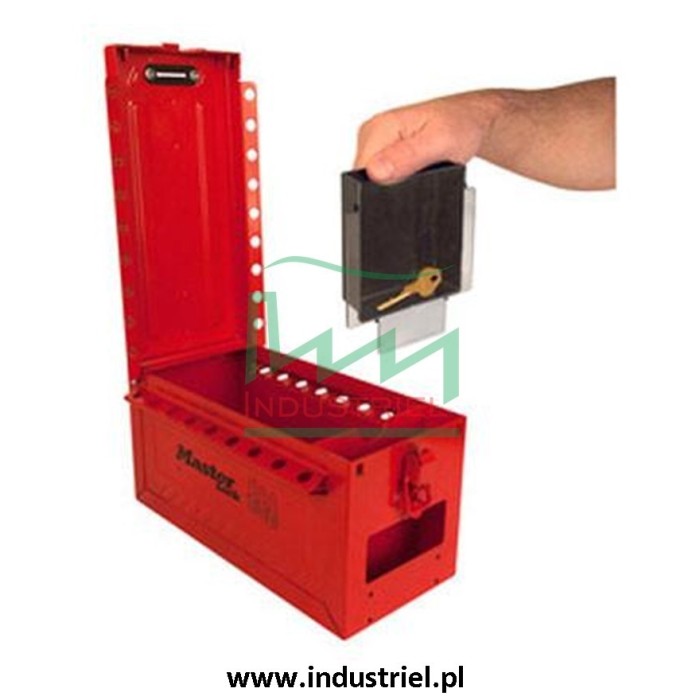 Skrzynka blokowania grupowego Lock-box Masterlock, z okienkiem