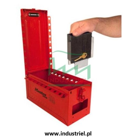 Skrzynka blokowania grupowego Lock-box Masterlock, z okienkiem