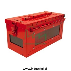 Skrzynka blokowania grupowego Lock-box Masterlock, z okienkiem