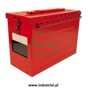 Skrzynka blokowania grupowego Lock-box Masterlock, z okienkiem