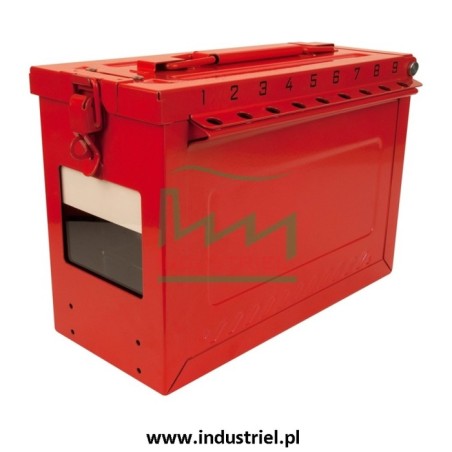 Skrzynka blokowania grupowego Lock-box Masterlock, z okienkiem