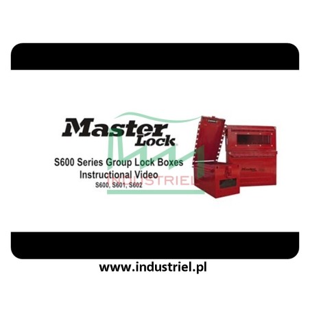 Skrzynka blokowania grupowego Lock-box Masterlock, z okienkiem
