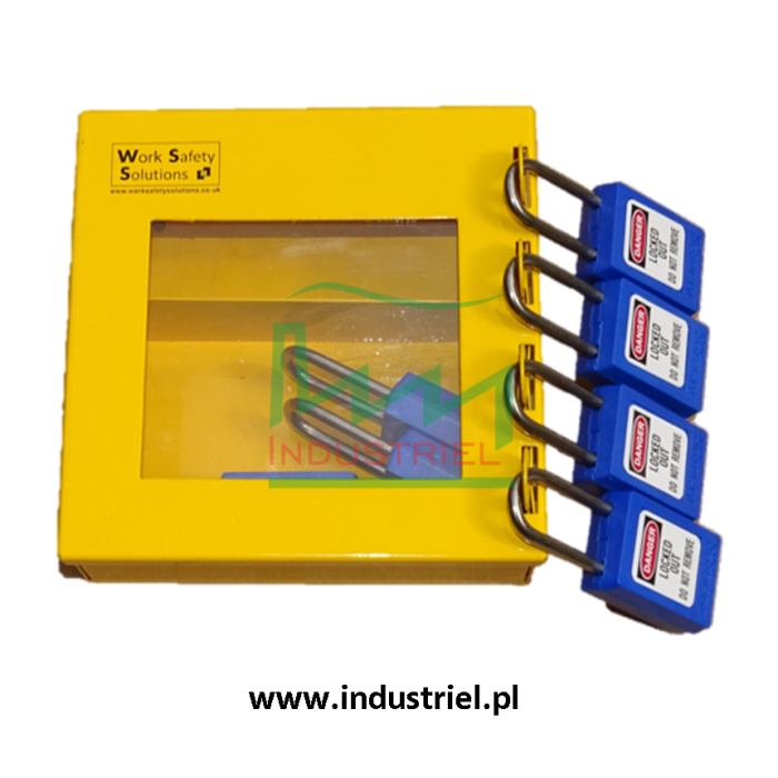 Skrzynka blokowania grupowego Lock-box Masterlock, z okienkiem