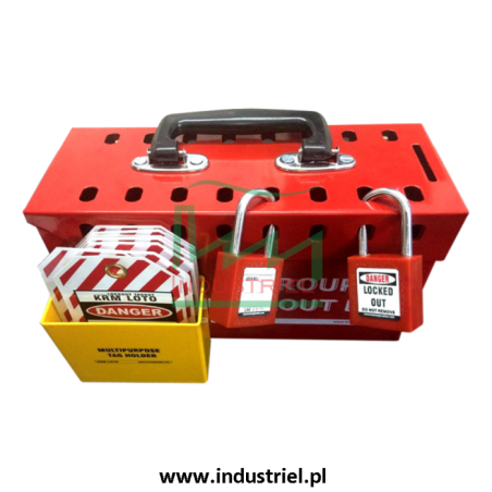 Skrzynka blokowania grupowego Lock-box Masterlock, z okienkiem