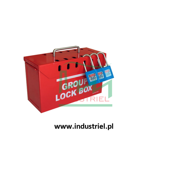 Skrzynka blokowania grupowego Lock-box Masterlock, z okienkiem