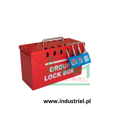 Skrzynka blokowania grupowego Lock-box Masterlock, z okienkiem
