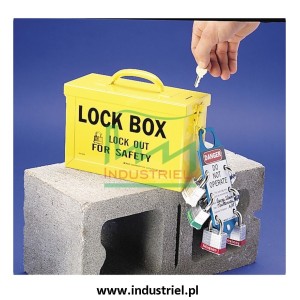 Skrzynka blokowania grupowego Lock-box Masterlock, z okienkiem