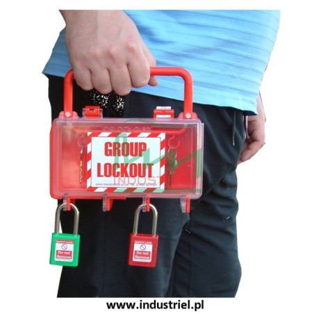 Skrzynka blokowania grupowego Lock-box Masterlock, z okienkiem