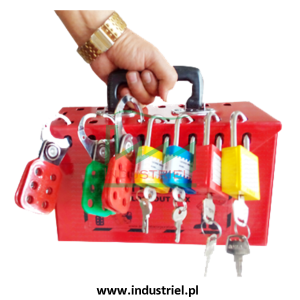 Skrzynka blokowania grupowego Lock-box Masterlock, z okienkiem