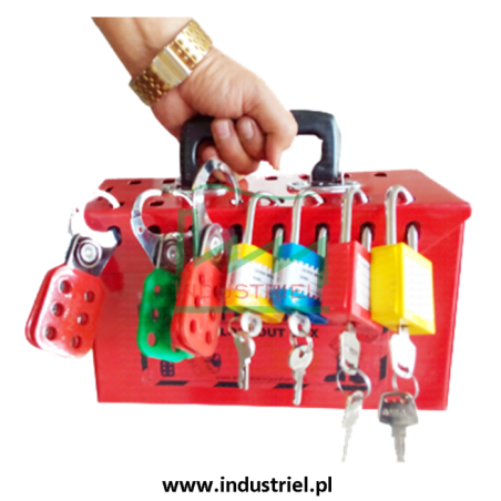 Skrzynka blokowania grupowego Lock-box Masterlock, z okienkiem