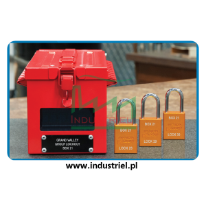 Skrzynka blokowania grupowego Lock-box Masterlock, z okienkiem