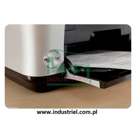 Srebrne etykiety foliowe heavy-duty, Ø 30 mm