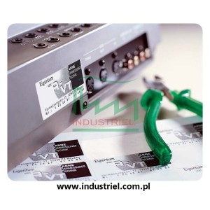 Srebrne etykiety foliowe heavy-duty, Ø 30 mm