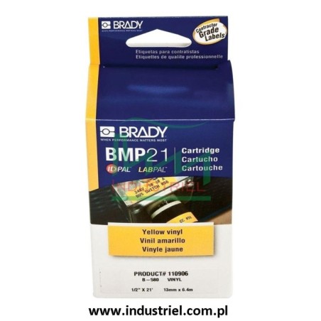 Kaseta do drukarki Brady BMP21: M21-750-595-YL