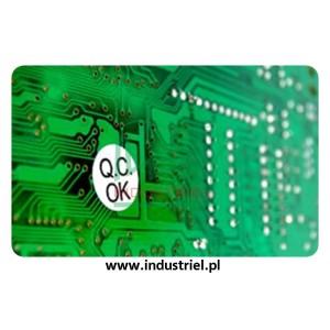 Etykiety kontroli jakości Ø10mm zielone QC PASS 315szt.