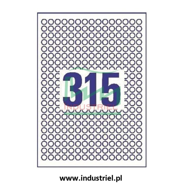 Etykiety kontroli jakości Ø10mm okrągłe żółte QC HOLD 315szt.