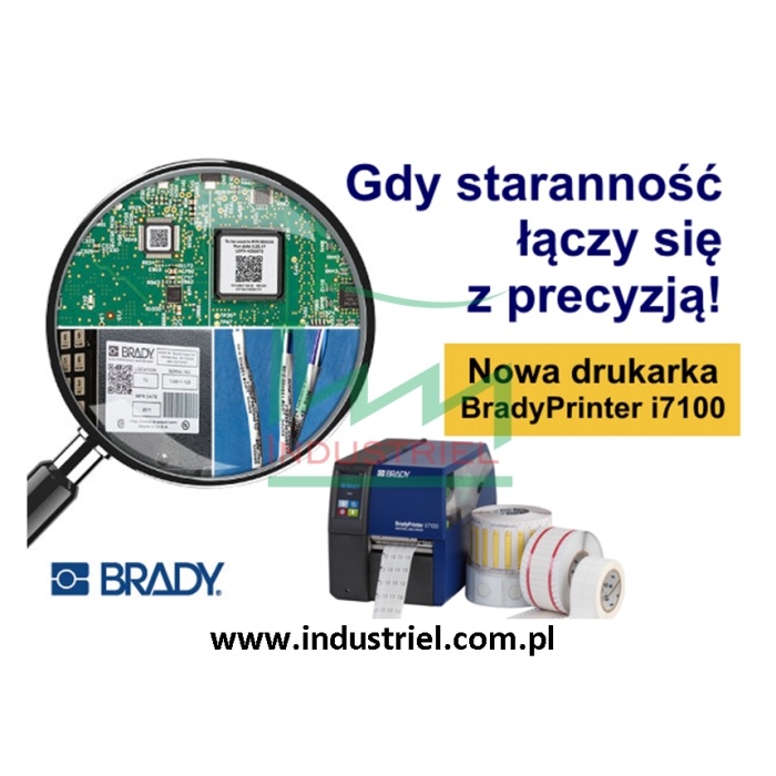 Przemysłowa drukarka etykiet BRADY i7100