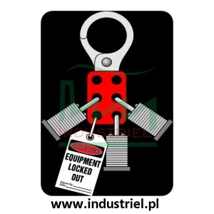 Klamra, szekla stalowa lockout 38mm, Masterlock 421