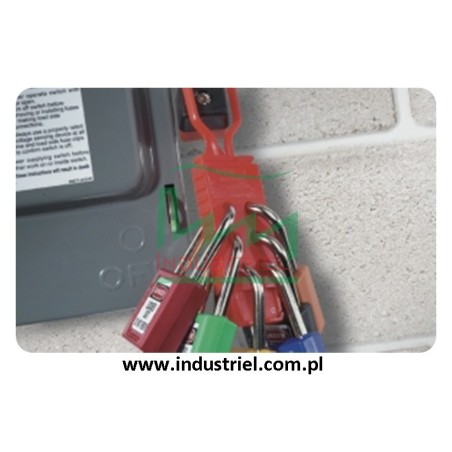 Klamra, szekla nylonowa lockout, Masterlock 428