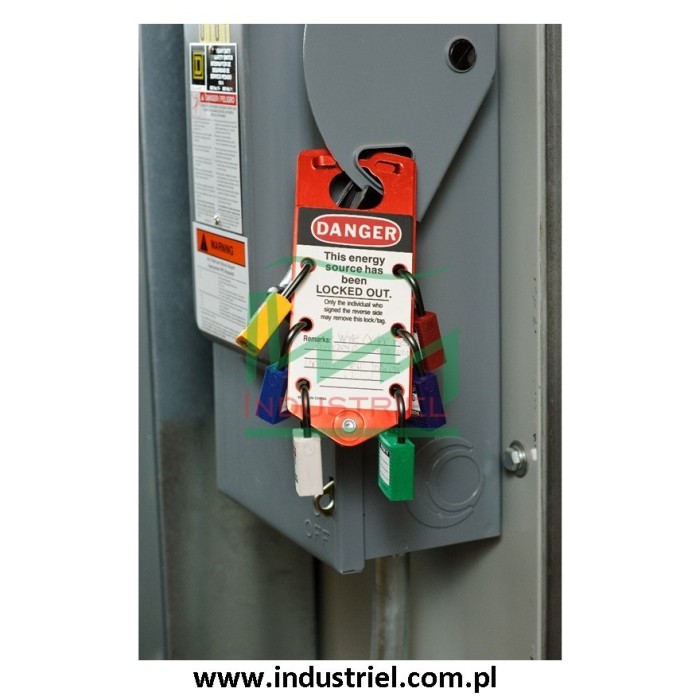 Klamra, szekla nylonowa lockout, Masterlock 428