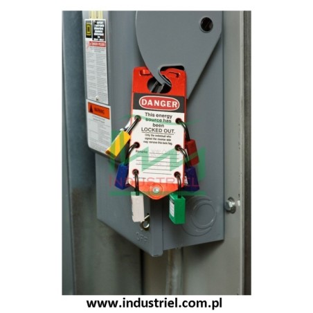 Klamra, szekla nylonowa lockout, Masterlock 428